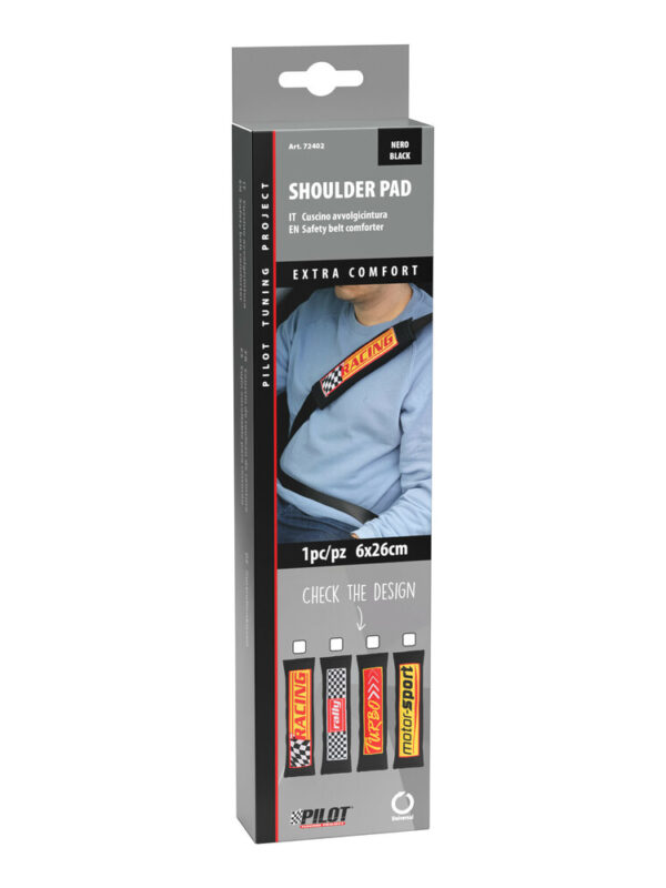 72402-Navlaka za pojas -crna,crvena 1 pcs.